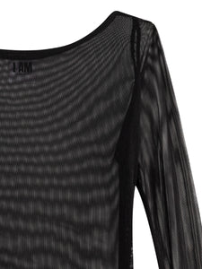 MESH BOAT DRESS