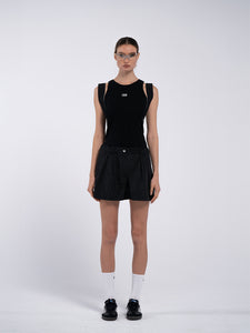 NYLON ZIPPER SHORTS