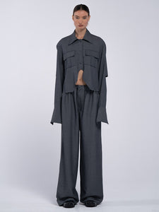 DENIM RAW TROUSERS
