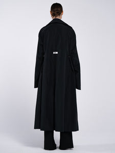 SIGNATURE NYLON PARKA - BLACK