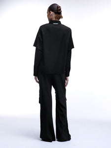 DOUBLE SLEEVE RAW SHIRT