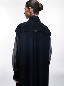 LONG SLEEVELESS SHIRT