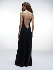 OPEN BACK LONG DRESS