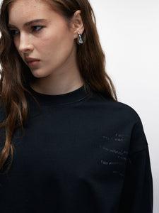PHRASES LONG SLEEVE TEE