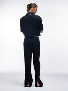 SHORT SLEEVE RAW  BLAZER