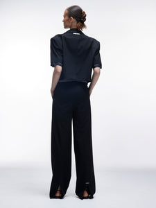 SHORT SLEEVE RAW  BLAZER